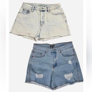 Denim Shorts Bundle | 2 Pairs Summer Shorts